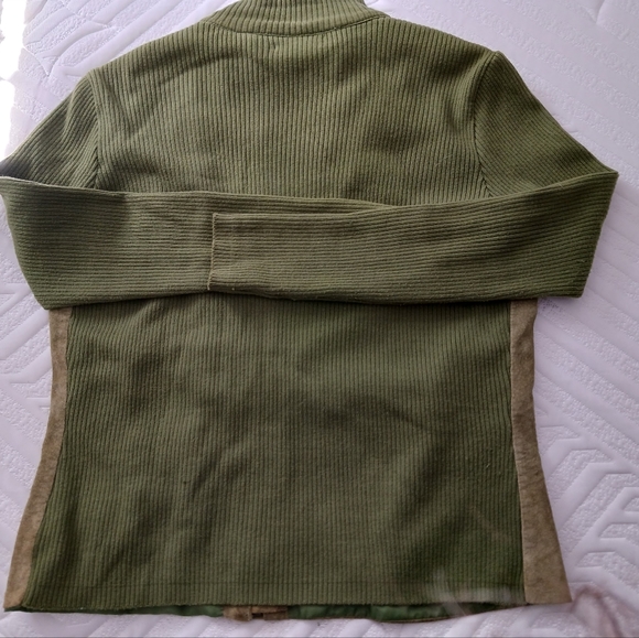 Tehoma Suede Front Sweater - Picture 2 of 3